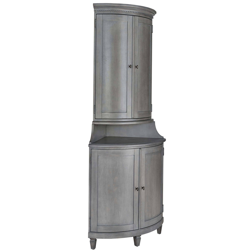 Justeene Corner Cabinet, Flagstone-Furniture - Storage-High Fashion Home