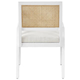 Sonora Arm Chair, Canberra Ivory, Set of 2