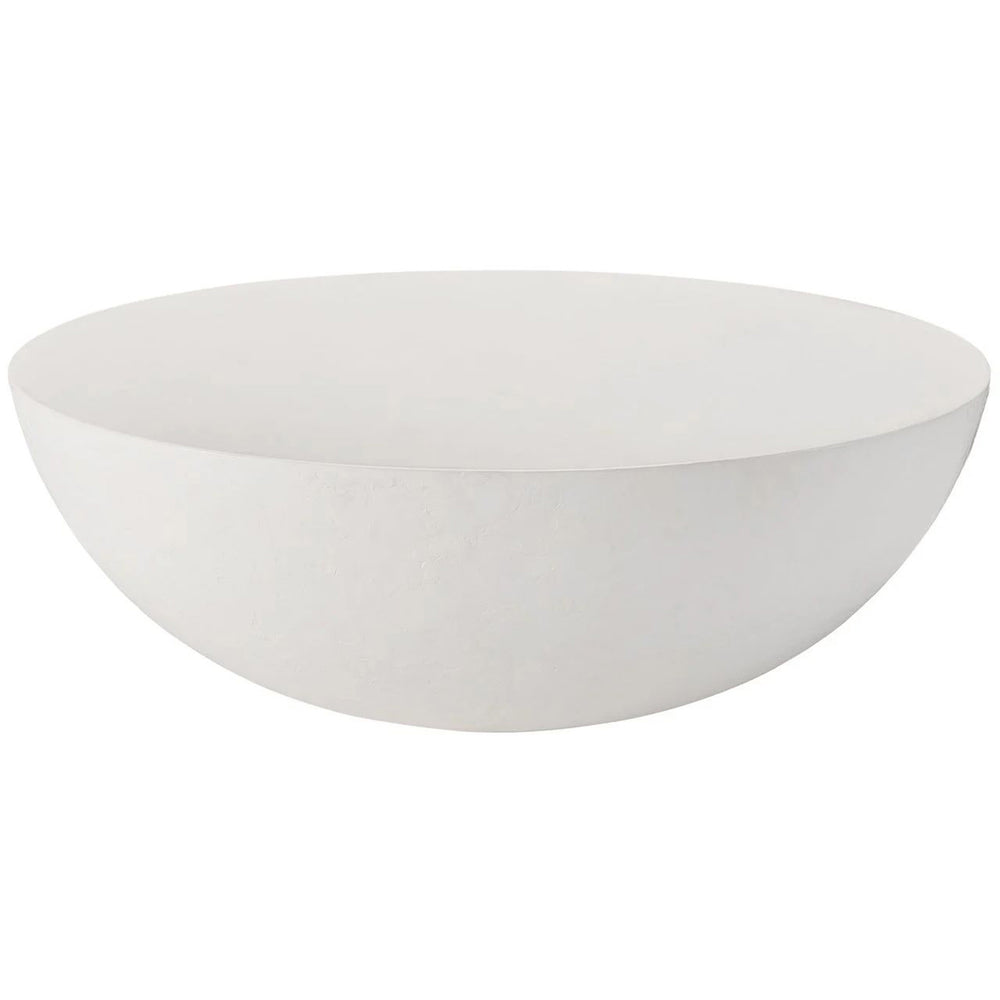 Modern Everdin Cocktail Table, Abaco White