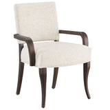 Arcata Arm Chair, Crossover Sand White, Set of 2
