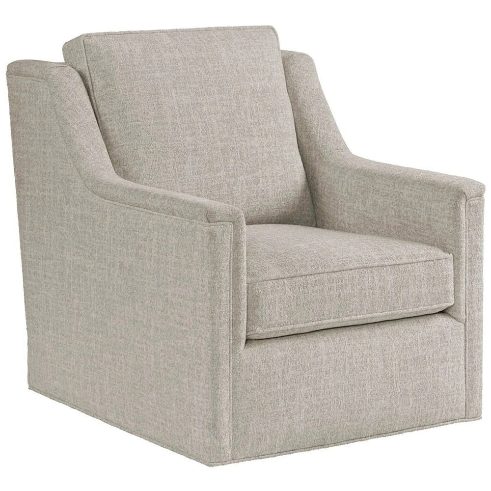 Vesta Leather Swivel Chair, Winchester Sycamore