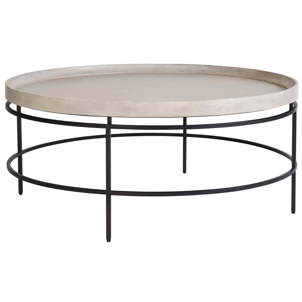 Coalesce Cocktail Table, Rolling Fog-Furniture - Accent Tables-High Fashion Home