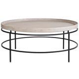 Coalesce Cocktail Table, Rolling Fog-Furniture - Accent Tables-High Fashion Home
