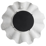 Weekender Scallop Mirror, White