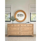 Weekender Lakeway Mirror, Natural Rattan