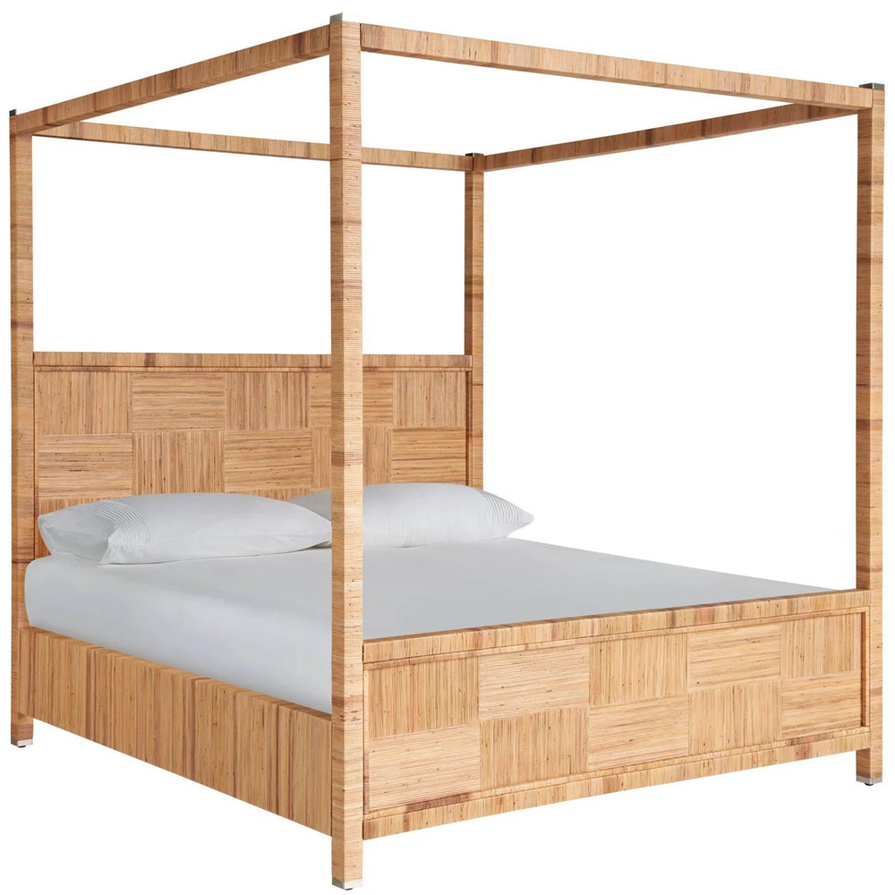Weekeneder Chatham Poster Bed, Natural Rattan