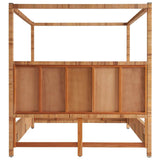 Weekeneder Chatham Poster Bed, Natural Rattan
