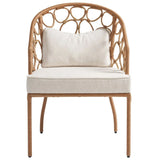 Pebble Dining Chair, Natural Rattan, Set of 2