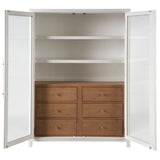 Seaside Display Cabinet, White Sand