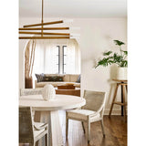 Longboat Dining Chair, White Rattan, Set of 2