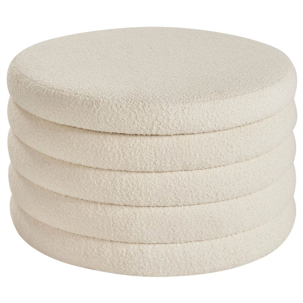 Obi Storage Ottoman, Berber Snow