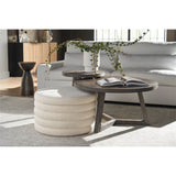 Obi Storage Ottoman, Berber Snow