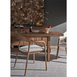 Echo Dining Chair, Medium Brown Oak, Set of 2