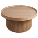 Modern Lumi Cocktail Table, Natural