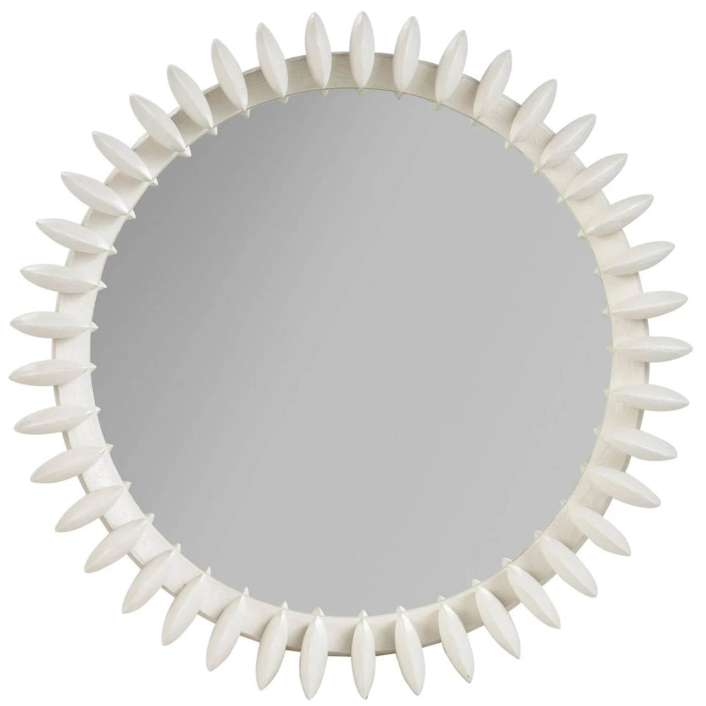 Modern Soltice Mirror, White