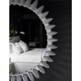 Modern Soltice Mirror, White