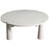 Anniston Cocktail Table, White-Furniture - Accent Tables-High Fashion Home