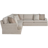 Hadlee 3 Piece Sectional, Tweed Sisal-Furniture - Sofas-High Fashion Home