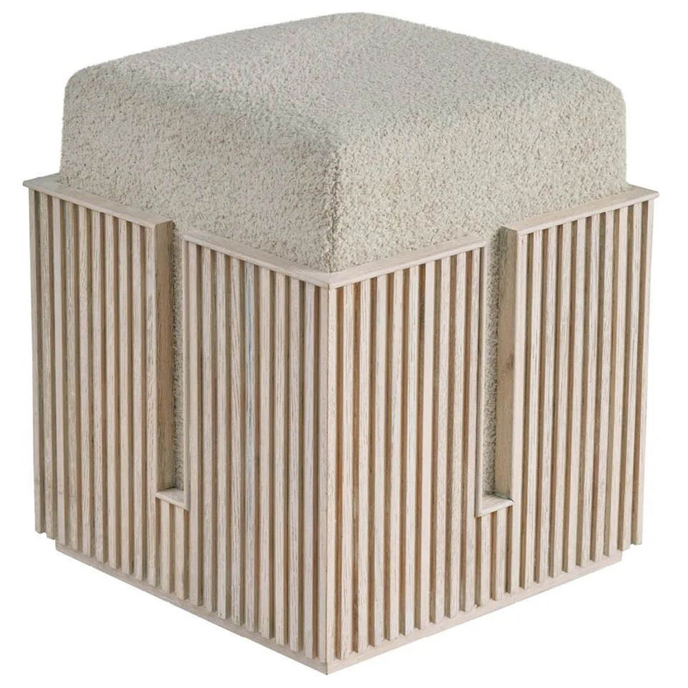 Carmen Bunching Stool, White Oak