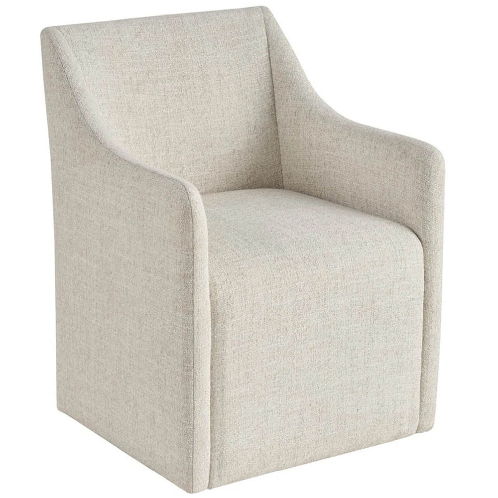 Walsh Upholstered Dining Chair, Monique Linen, Set of 2