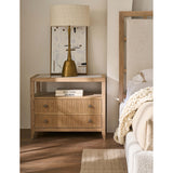 Carmen Two Drawer Nightstand, Skylark