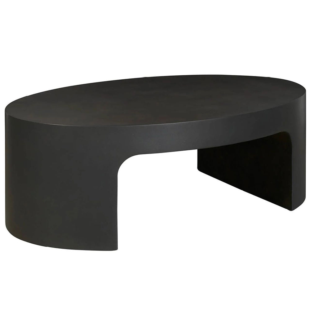 Modern Concrete Cocktail Table, Ash