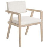 Modern Arm Chair, Monique Linen, Set of 2