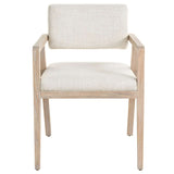 Modern Arm Chair, Monique Linen, Set of 2
