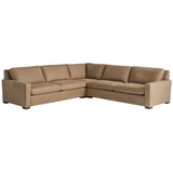 Fletcher 3 Piece Leather Sectional, Vail Toffee