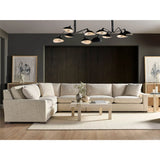 Fletcher 4 Piece Sectional, Ayers Caramel