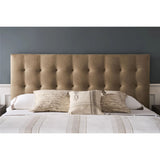 Montclair Leather Upholstered Bed, Vail Toffee