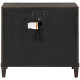 Montclair Cocoa 3 Drawer Nightstand, Cocoa