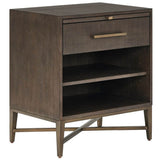 Montclair 1 Drawer Nightstand, Cocoa