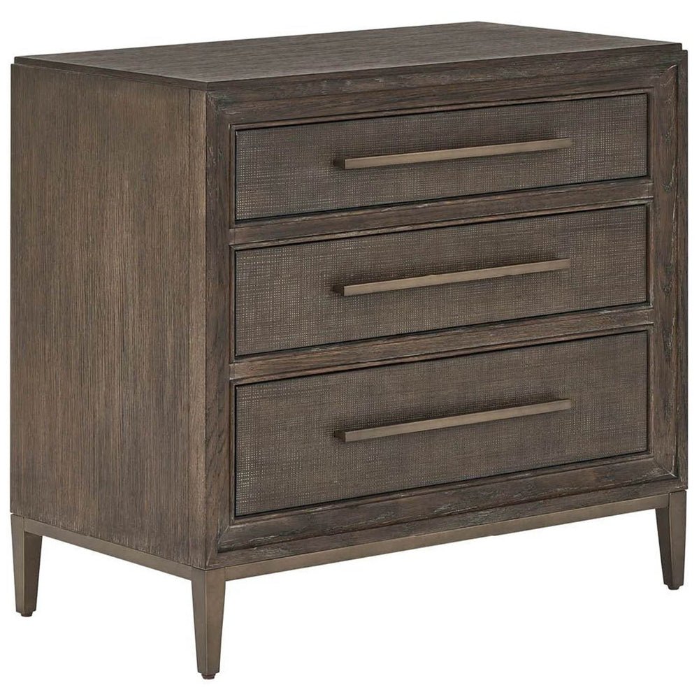 Montclair 3 Drawer Nightstand, Cocoa