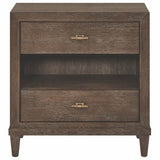 Montclair Cocoa 2 Drawer Nightstand, Cocoa