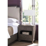 Montclair Cocoa 2 Drawer Nightstand, Cocoa