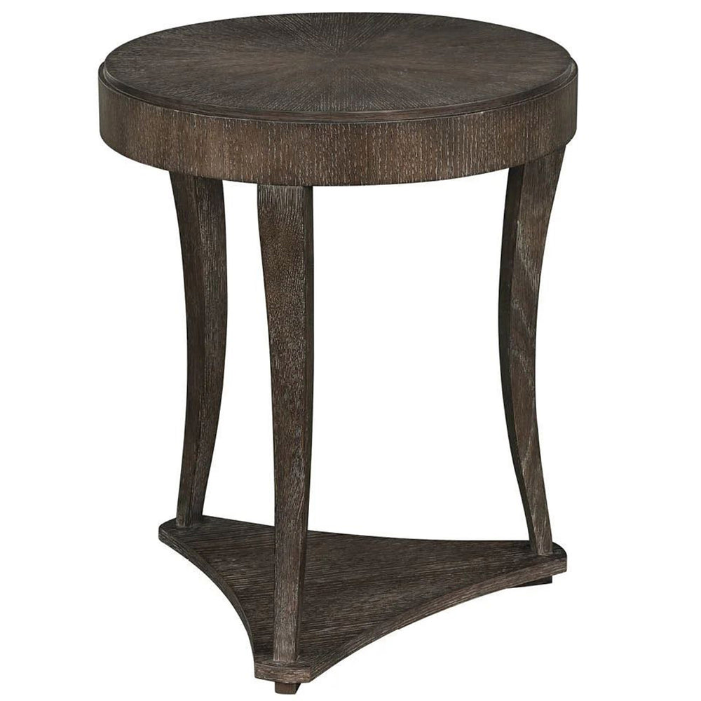 Montclair Round End Table, Cocoa