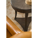 Montclair Round End Table, Cocoa