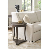 Montclair Round End Table, Cocoa