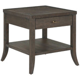 Montclair 1 Drawer End Table, Cocoa