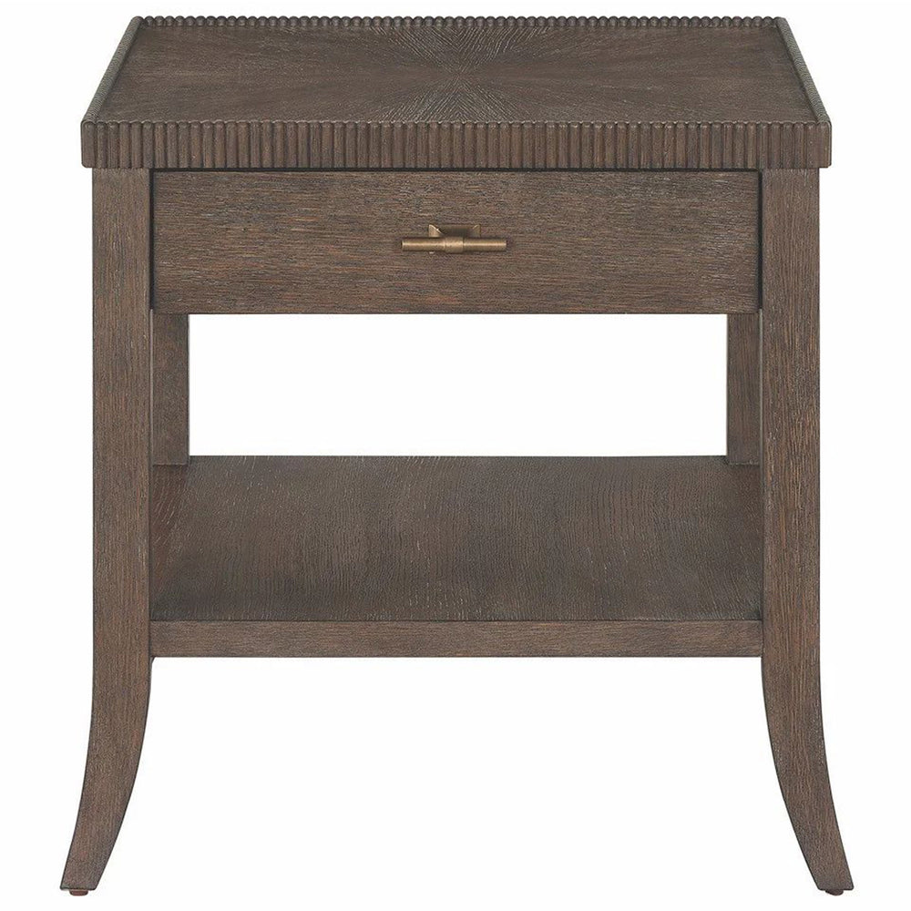 Montclair 1 Drawer End Table, Cocoa