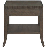 Montclair 1 Drawer End Table, Cocoa