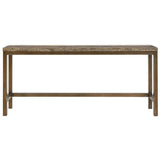 Montclair Console Table w/ Stools, Smoked Gold