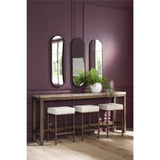 Montclair Console Table w/ Stools, Smoked Gold