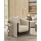 Key Largo Lounge Chair, Rattan Fishbone