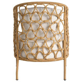 Pebble Accent Chair, Natural