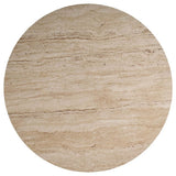Oasis Round Dining Table, Travertine Beige