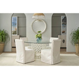 Coral Round Dining Table, White