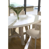 Oasis Round Dining Table, White