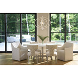 Oasis Round Dining Table, White